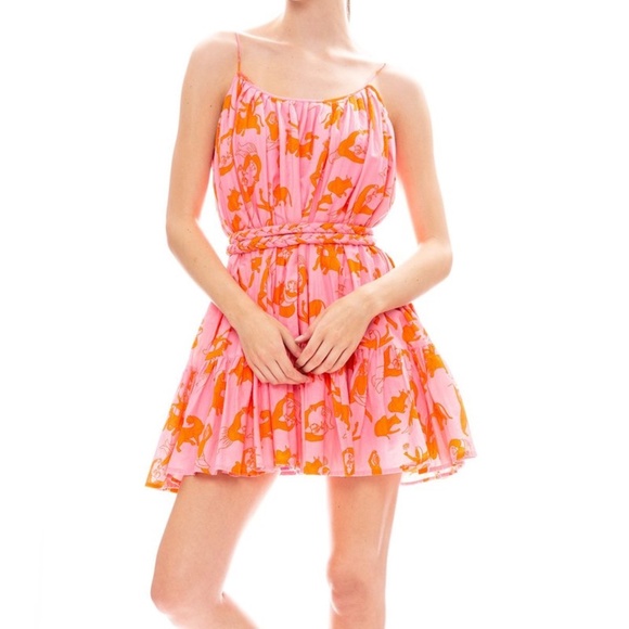 Rhode Resort Nala Mini Babydoll Dress - Picture 2 of 10